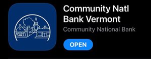 Community Natl Bank Vermont app store image